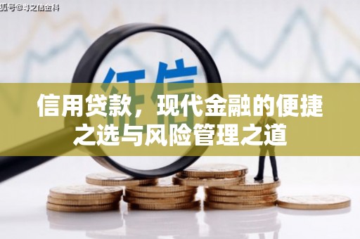 乌审旗信用贷款，现代金融的便捷之选与风险管理之道