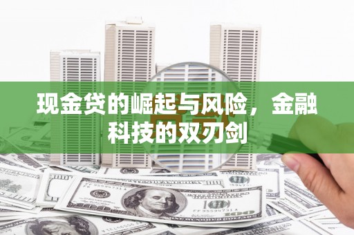乌审旗现金贷的崛起与风险，金融科技的双刃剑