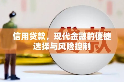 乌审旗信用贷款，现代金融的便捷选择与风险控制