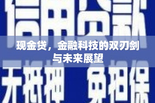 乌审旗现金贷，金融科技的双刃剑与未来展望