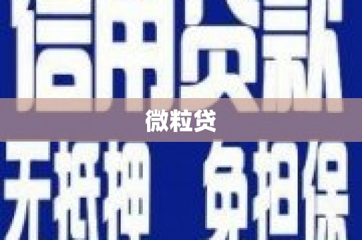 乌审旗微粒贷