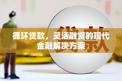 乌审旗循环贷款，灵活融资的现代金融解决方案
