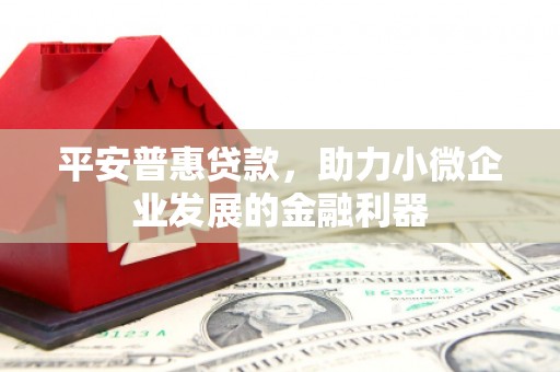 乌审旗平安普惠贷款，助力小微企业发展的金融利器