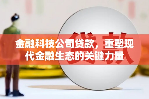 乌审旗金融科技公司贷款，重塑现代金融生态的关键力量